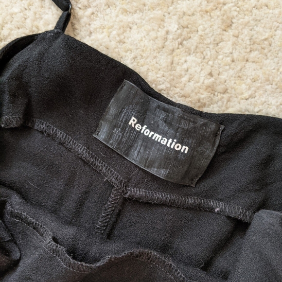 Reformation black Crimini dress size 0 - Picture 3 of 3